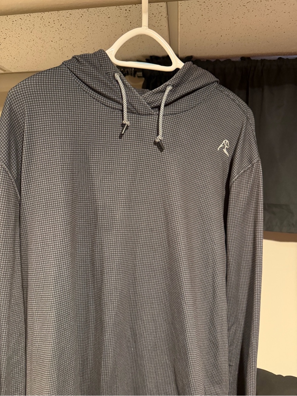 Rhoback Mens Black and Gray hoodie